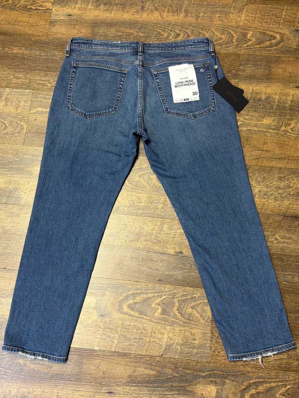 NEW Rag & Bone Dre Low Rise Slim Boyfriend Sz 30 Vintage Stretch Jeans Julienne - Picture 11 of 15